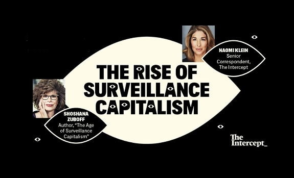 Naomi Klein - discussion with Shoshana Zuboff, author of “The Age of Surveillance Capitalism: The Fight for a Human Future at the New Frontier of Power."