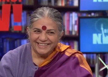 Vandana Shiva - Physicist Probably the MOST highly recommended conversation of Logic and Reason for STOPPING MONSANTO at this moment in Time.  